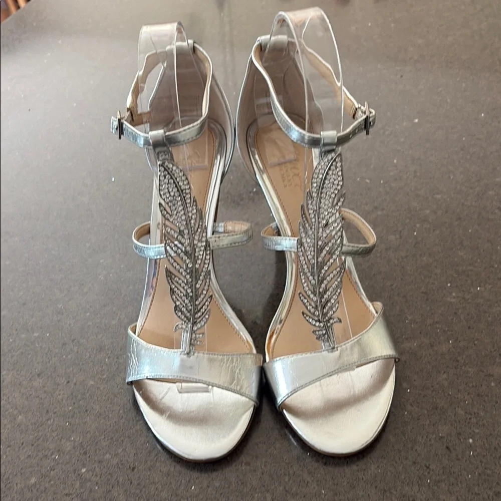 Jewel Badgley Mischka Kalama Heels 8
